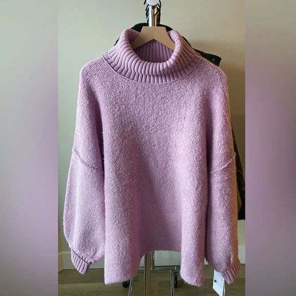 M 🔖 FREE PEOPLE Milo Pullover / Moonlit Orchid Purple - Picture 6 of 11
